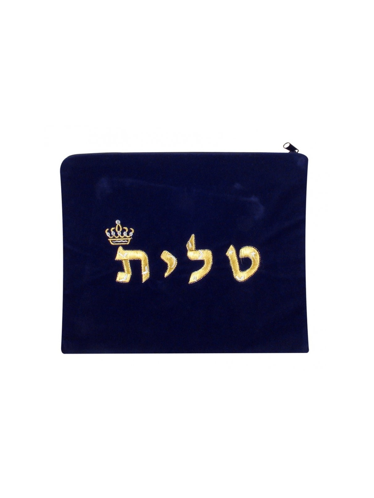 סט טלית ותפילין מקטיפה עם... | תיקי טלית ותפילין